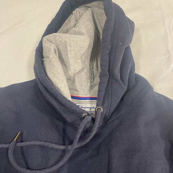 Vintage Champion Sweatshirt - Navy - Large - Picture 2 of 4